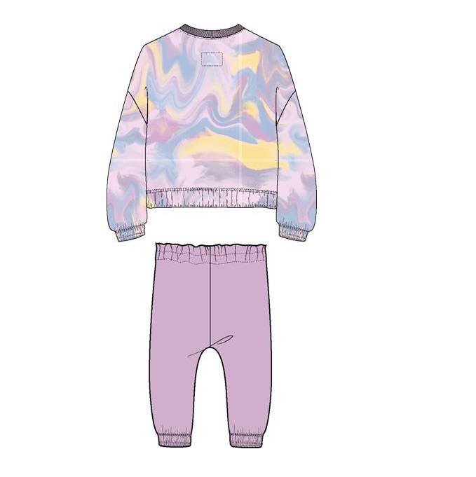 CONVERSE INFANT GIRLS ALL-OVER-PRINT FT JOGGER SET