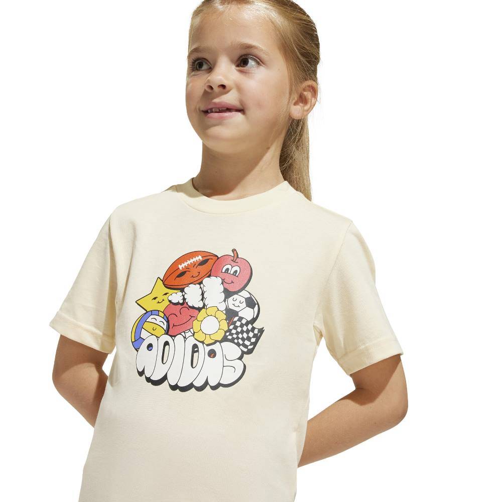ADIDAS LITTLE KIDS FUN GRAPHIC T-SHIRT