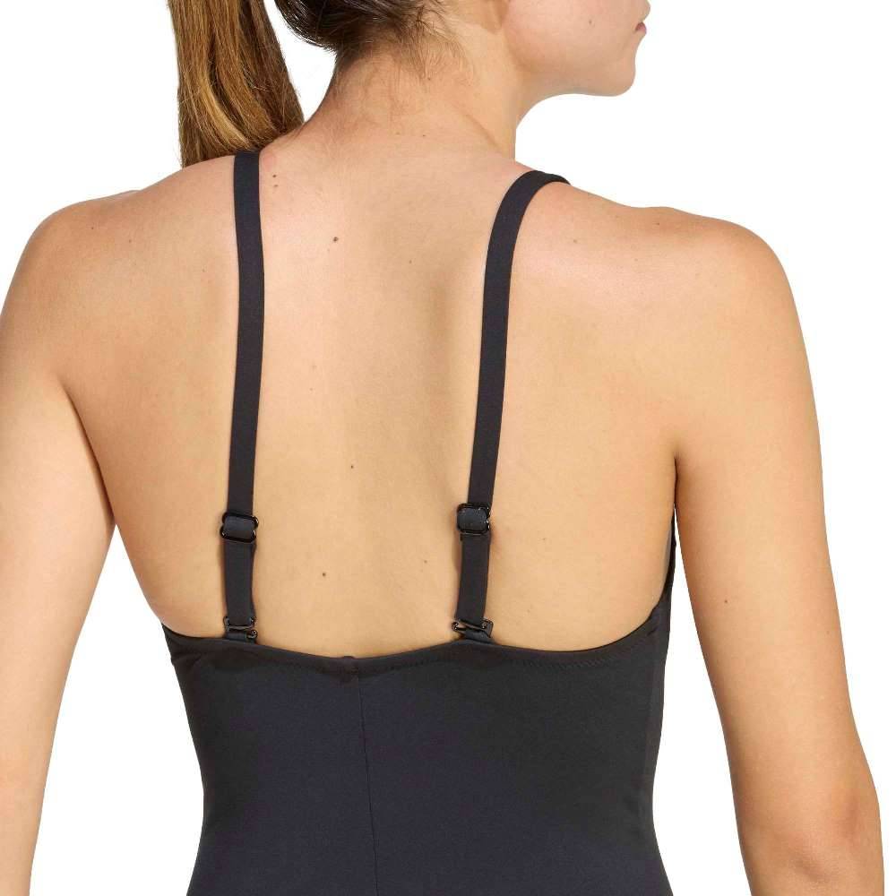 ADIDAS ICONISEA RIBBED PADDED THIN STRAPS SWIMSUIT