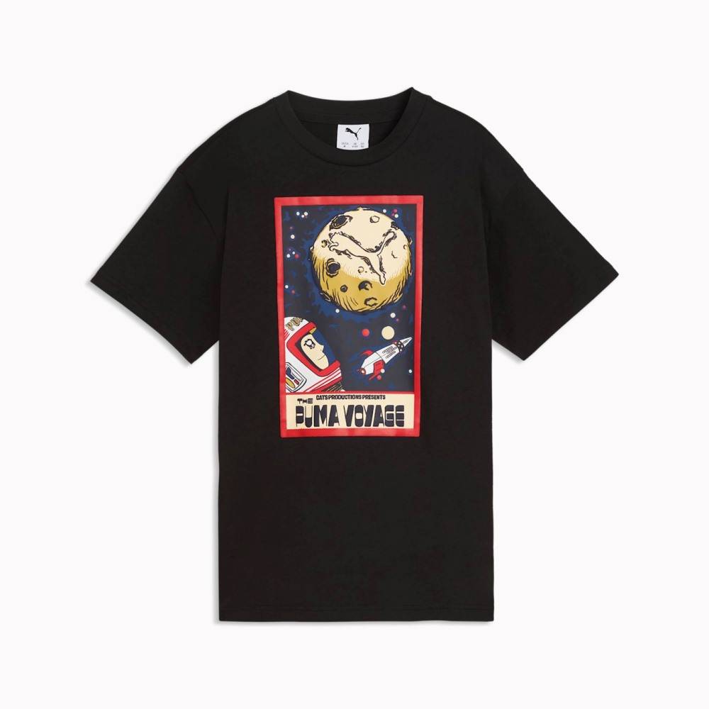PUMA GRAPHIC RELAXED PUMA VOYAGE TEE B