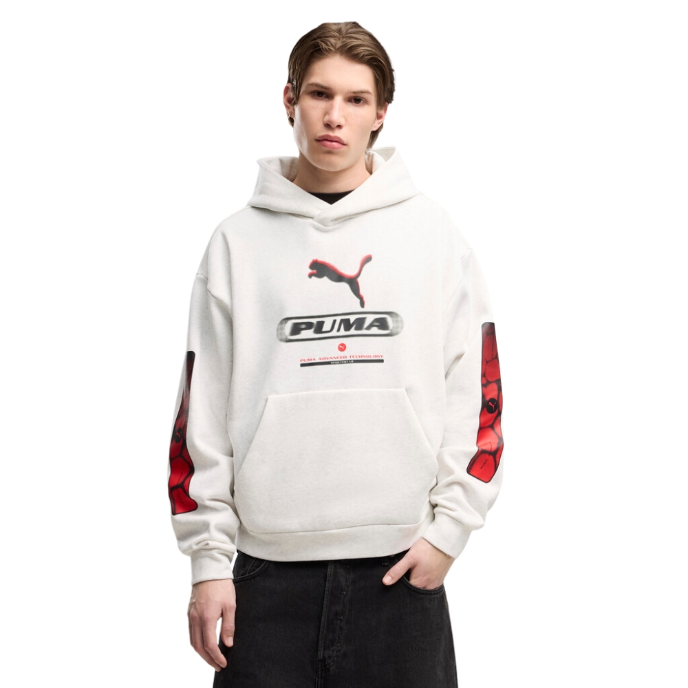 PUMA SPORT STREET BOXY GRAPHIC HOODIE FL