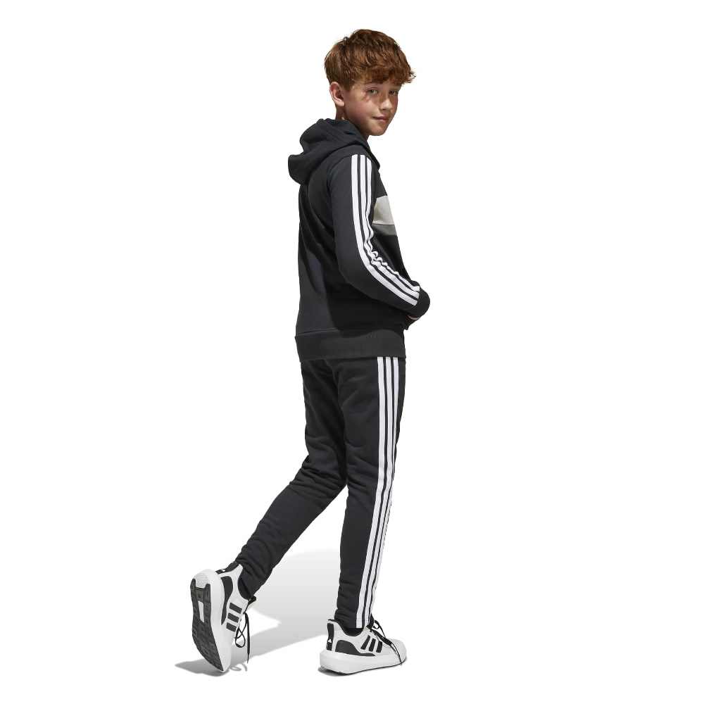 ADIDAS YOUTH SEASONAL ESSENTIALS TIBERIO 3 STRIPES FLEECE TRACKSUIT