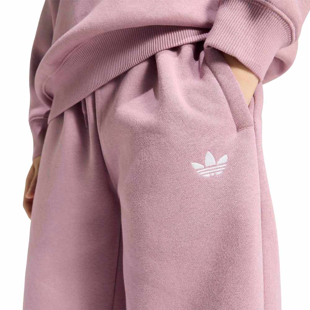 ADIDAS ORIGINALS LITTLE KIDS LOOSE CREW WIDE LEG PANTS SET