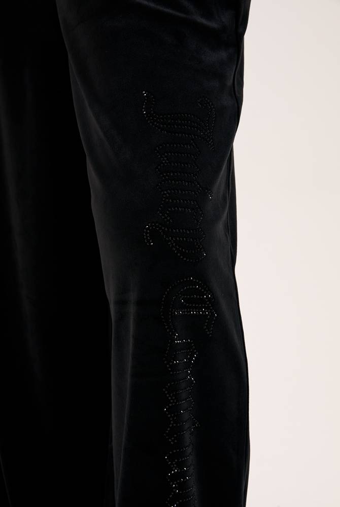 JUICY COUTURE CLASSIC VELOUR CHEVIOT CUFFED JOGGER