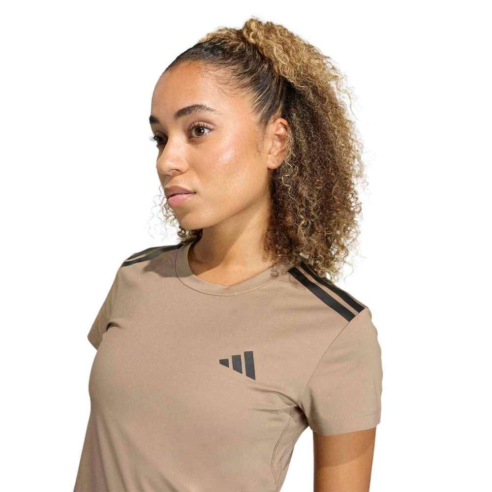 ADIDAS HYPERGLAM 3-STRIPES T-SHIRT