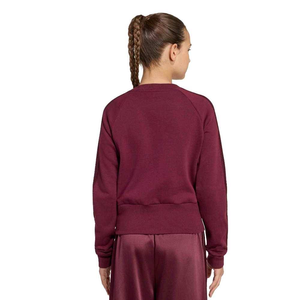 ADIDAS GIRLS SATIN SWEATSHIRT