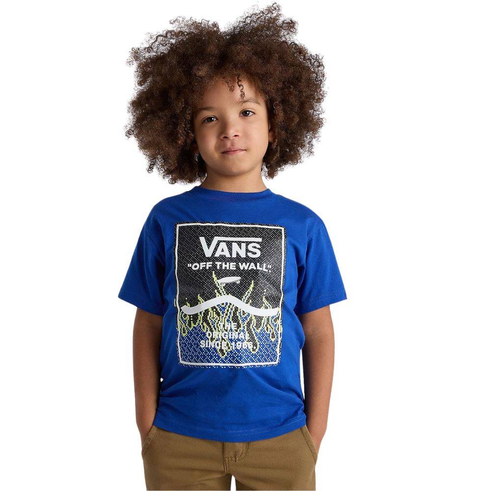 VANS LITTLE BOYS PRINT BOX 2.0 SS TEE