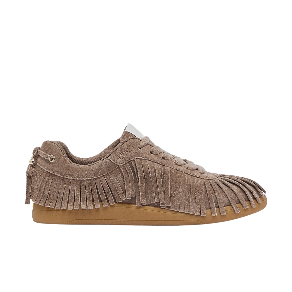 LIU JO CONNOR 04 - SUEDE FRINGE LOW SNEAKER