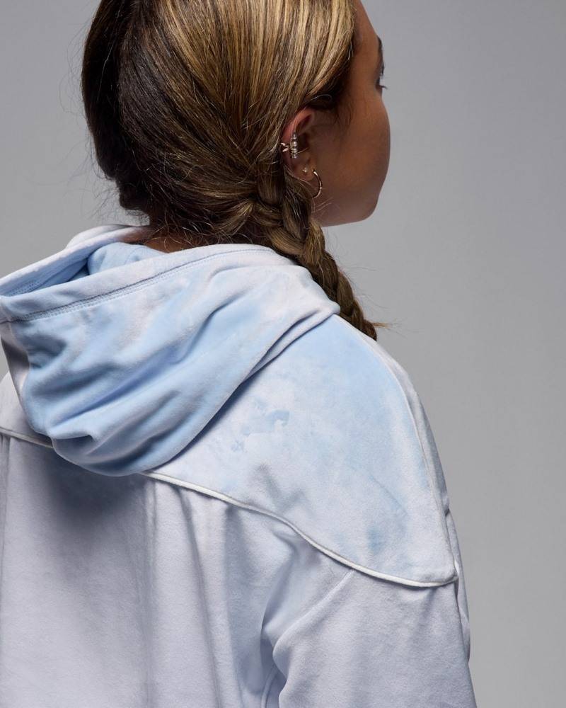 NIKE JORDAN GIRLS MOUNTAINSIDE VELOUR PO HOO