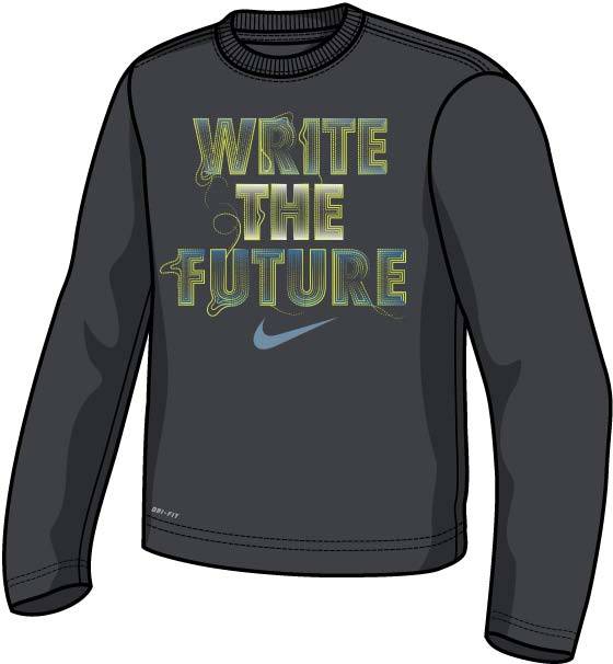 NIKE LITTLE BOYS WRITE THE FUTURE DRI-FI