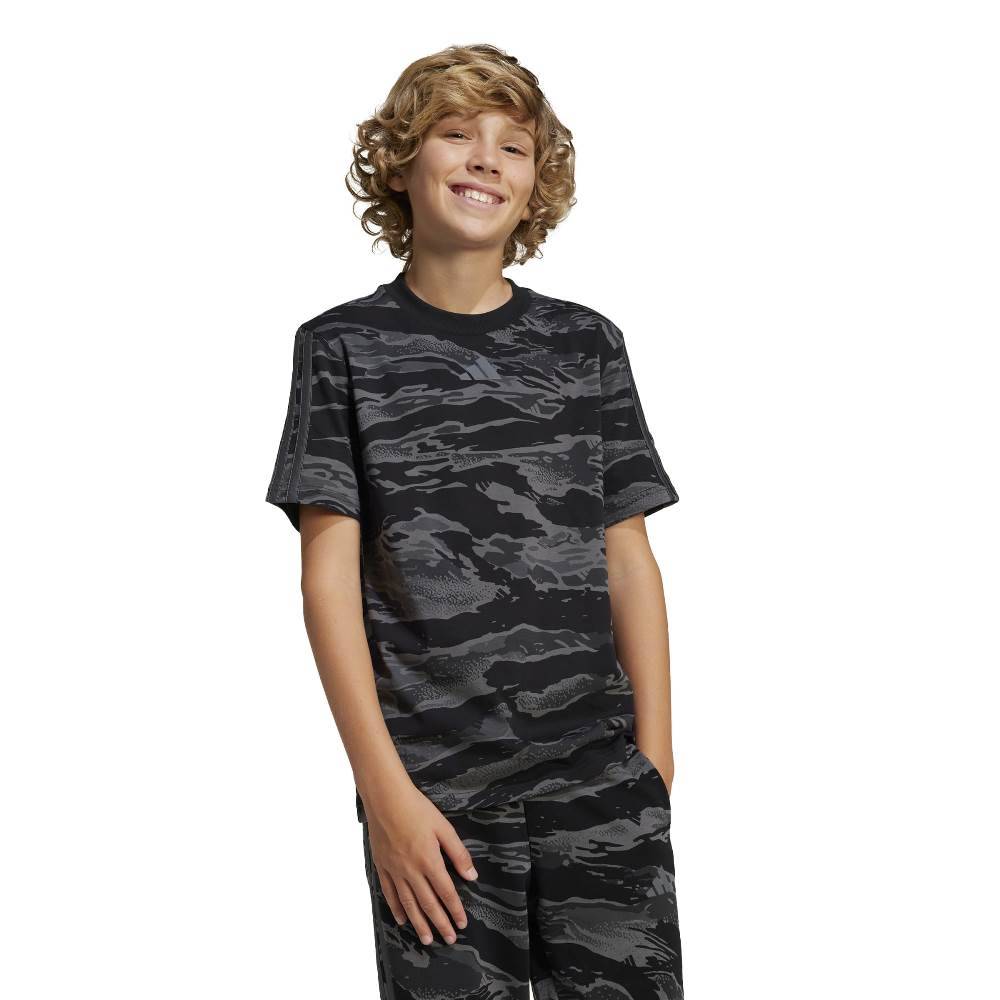 ADIDAS YOUTH SEASONAL ESSENTIALS CAMO T-SHIRT