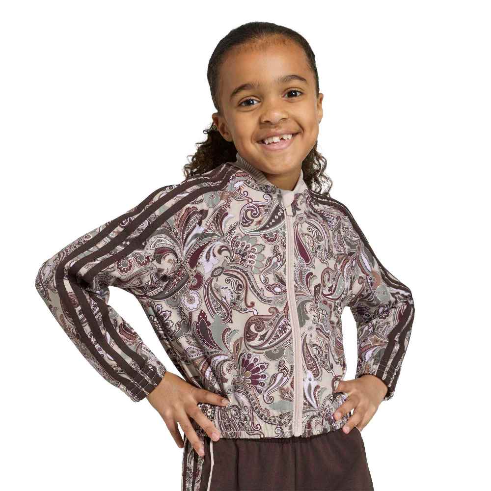 ADIDAS ORIGINALS LITTLE KIDS LIBERTY LONDON SST LOOSE SHORT TRACK SUIT SET