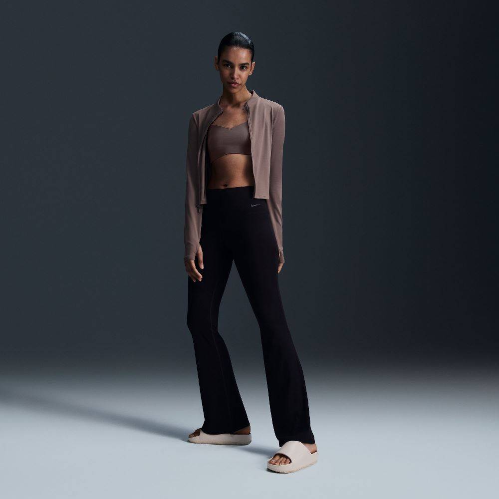 NIKE DRI-FIT WOMENS ZEFRY HIGH-WAISTED FLARE PANTS