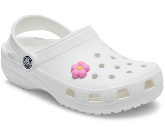 CROCS PINK FLOWER JIBBITZ