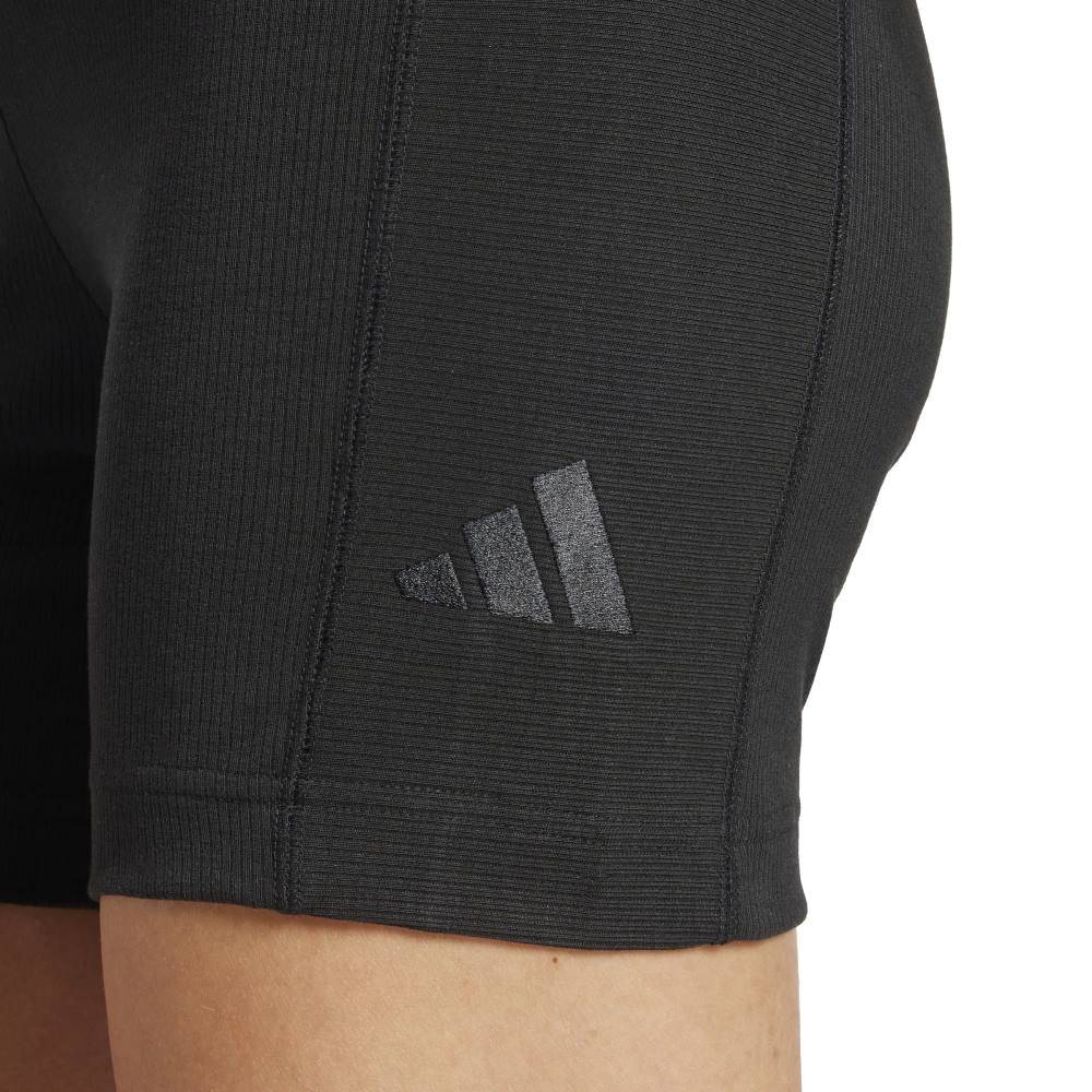 ADIDAS ALL SZN RIB HIGH-WAISTED BIKE SHORTS