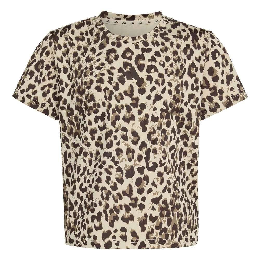 ADIDAS GIRLS SEASONAL ANIMAL PRINT SPORT T-SHIRT