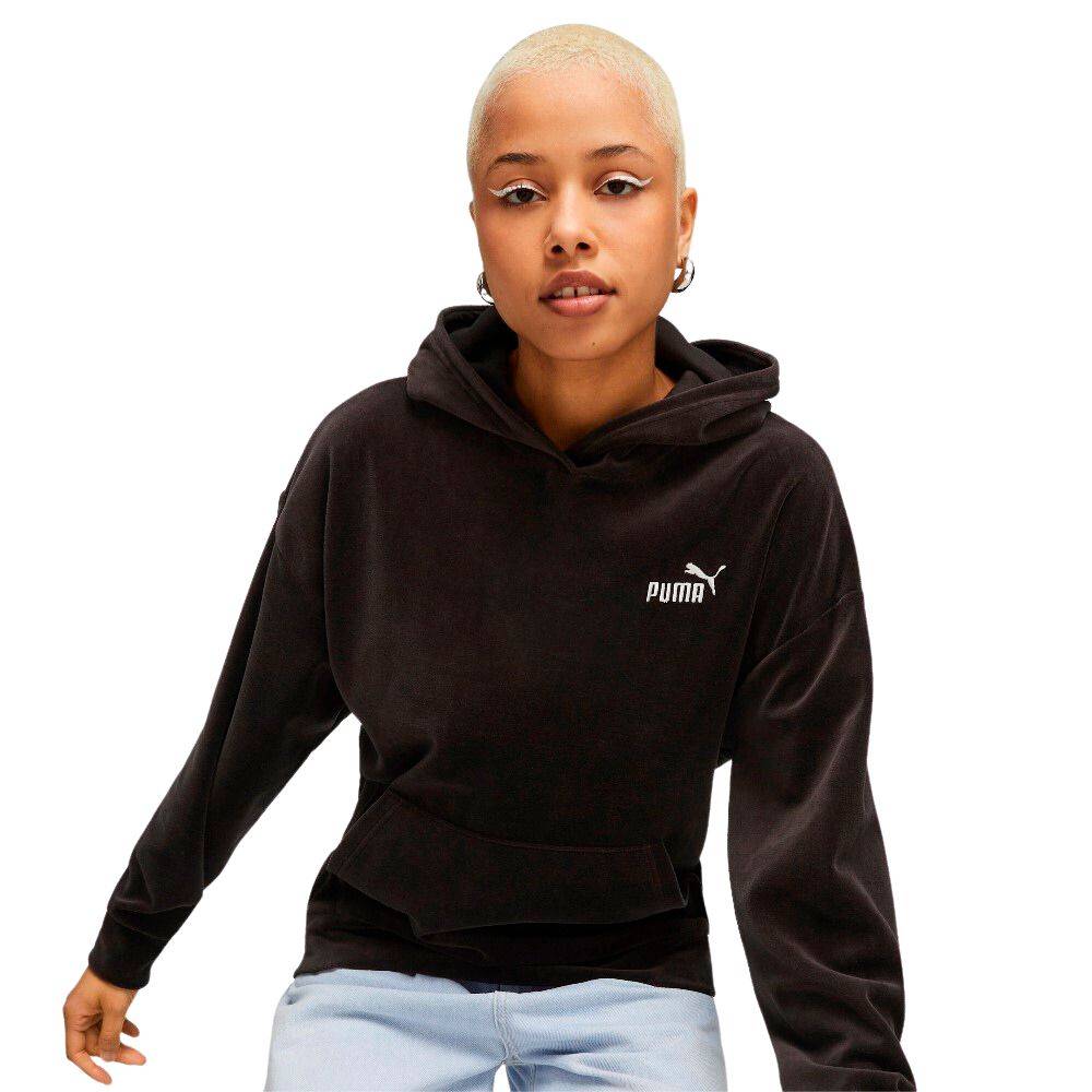 PUMA ESS ELEVATED VELOUR HOODIE