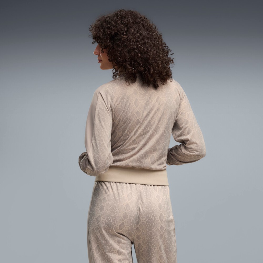 PUMA T7 SNAKE AOP SHORT TRACK JACKET