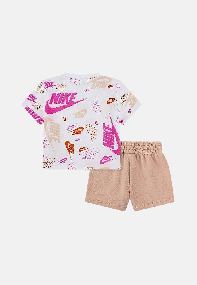 NIKE INFANT NSW AOP LIGHTWEIGHT FT SHORT SET
