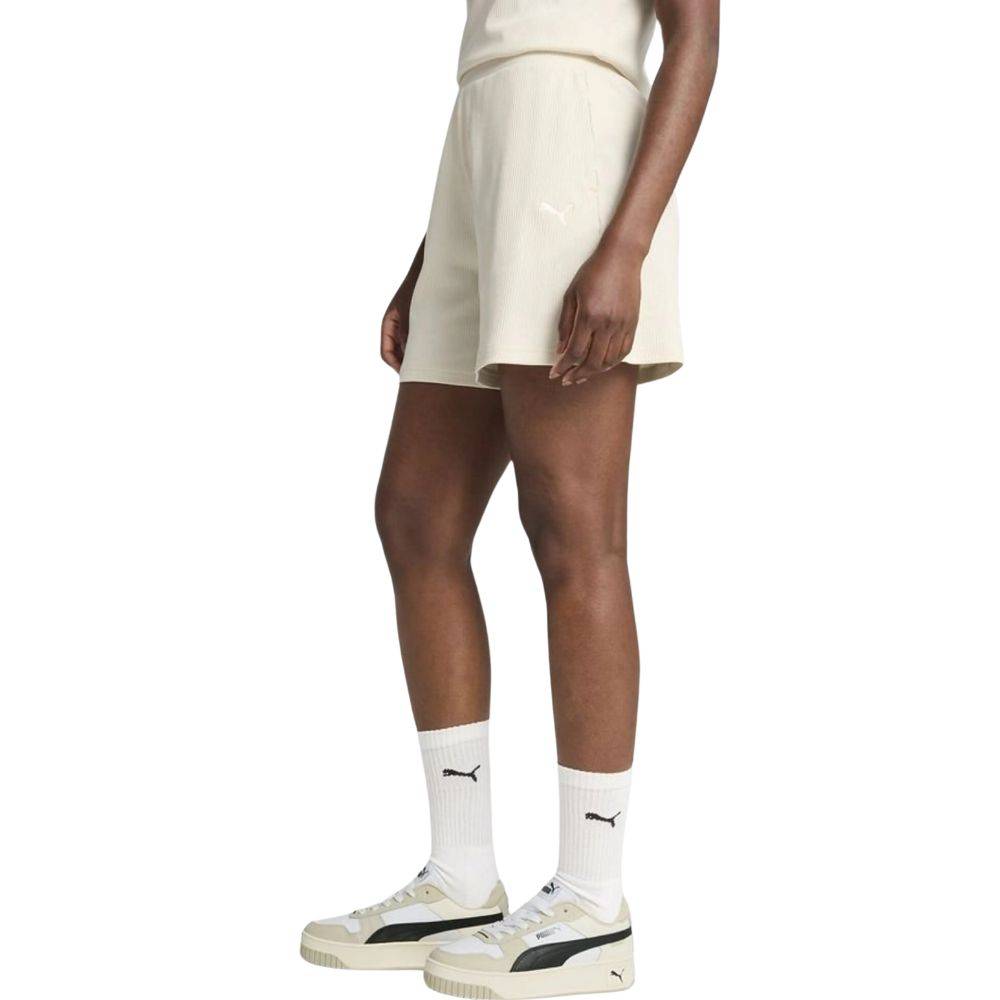 PUMA ESS ELEVATED HIGH-RISE RIB SHORTS 5
