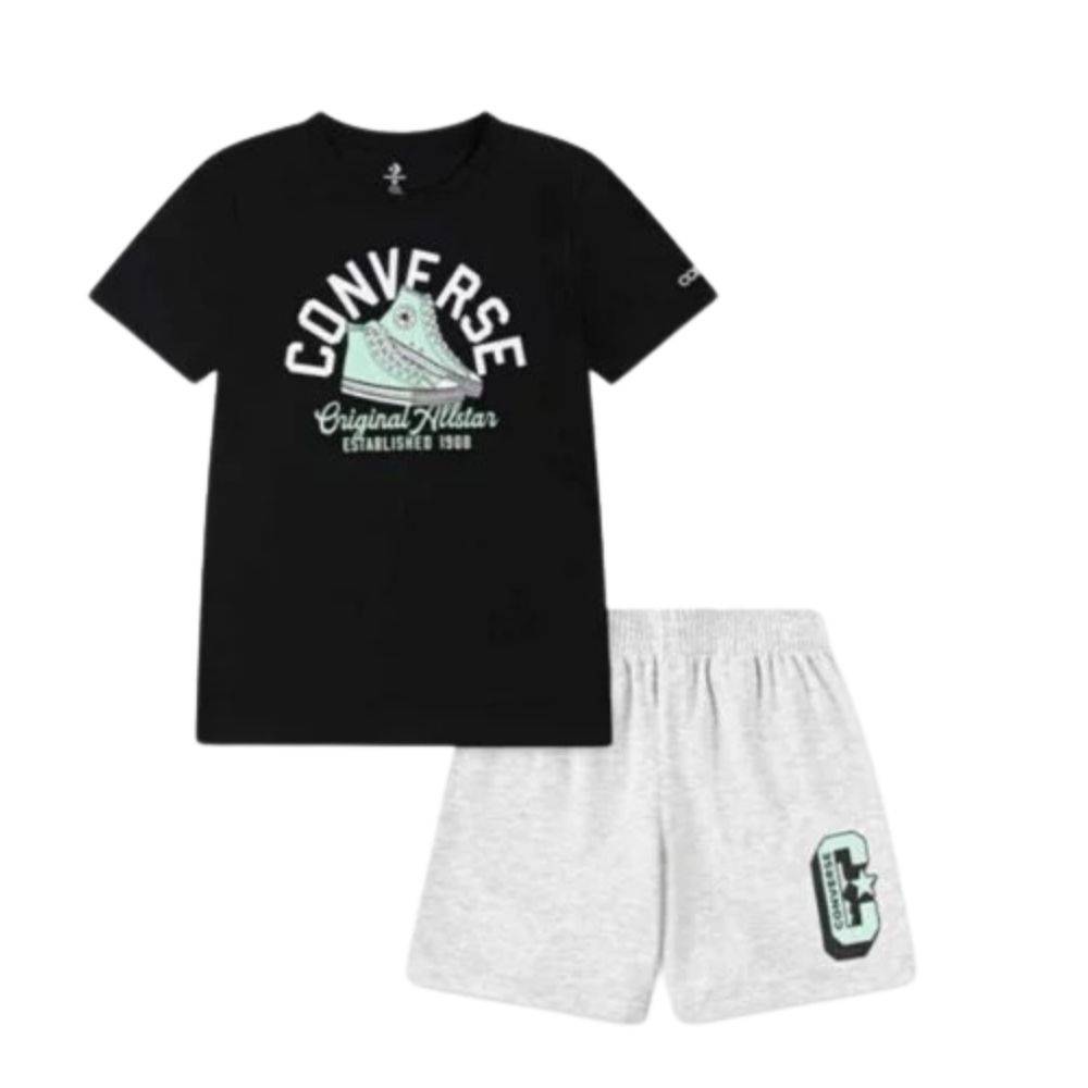 CONVERSE BOYS RETRO REMIX FT SHORT SET