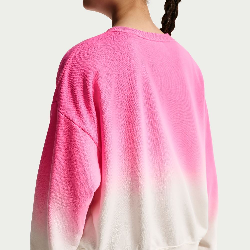 NIKE STUDIO GIRLS LIGHT WEIGHT LOOSE GFX CREW
