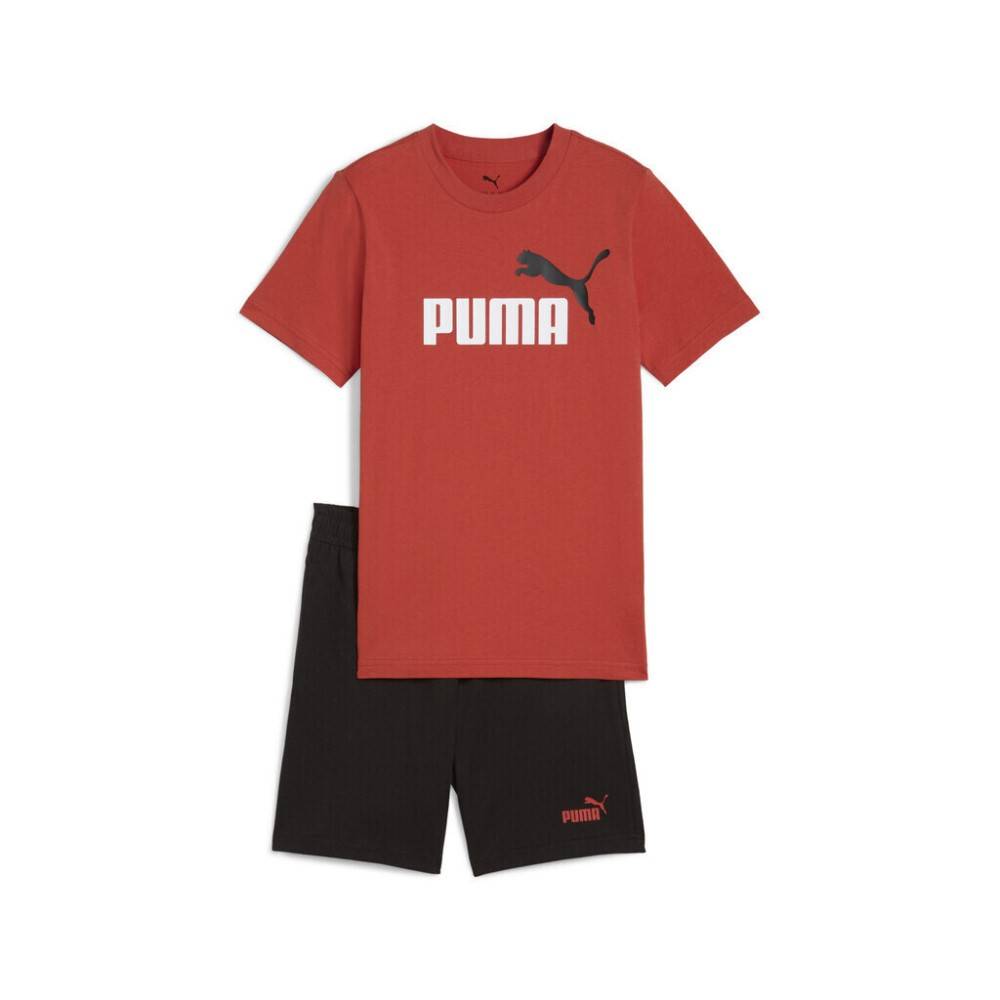 PUMA ESS 2 COLOR NO. 1 LOGO TEE AND SHORTS SET B