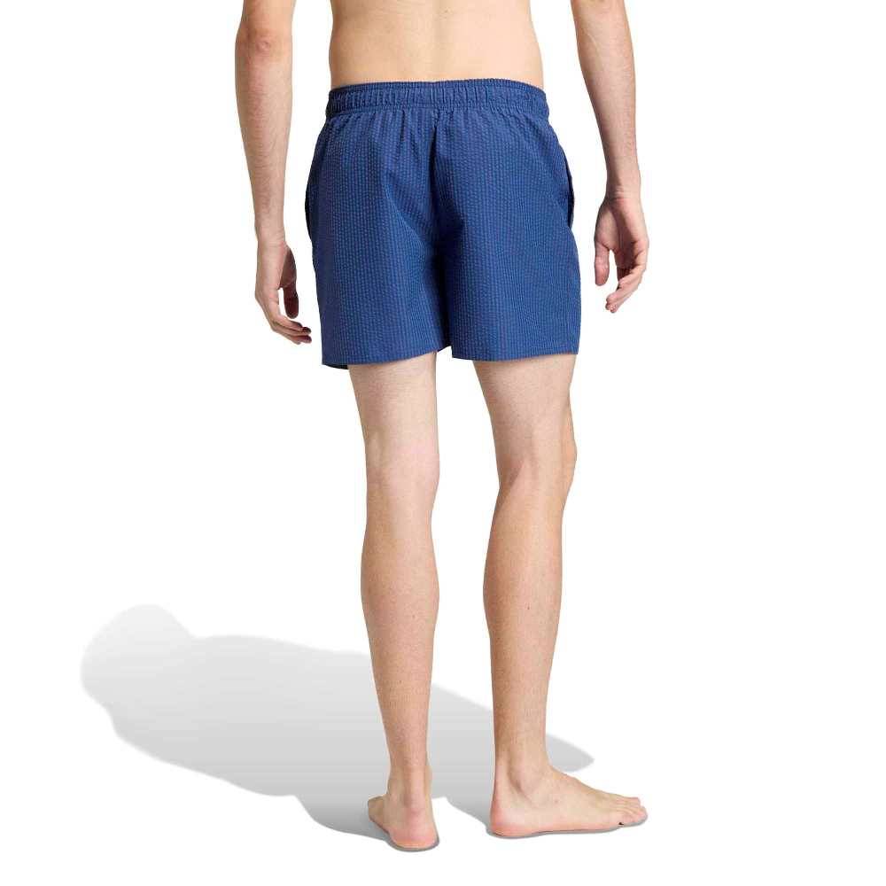 ADIDAS M SEERSUCKER STRIPY SWIM SHORTS 5 INCH