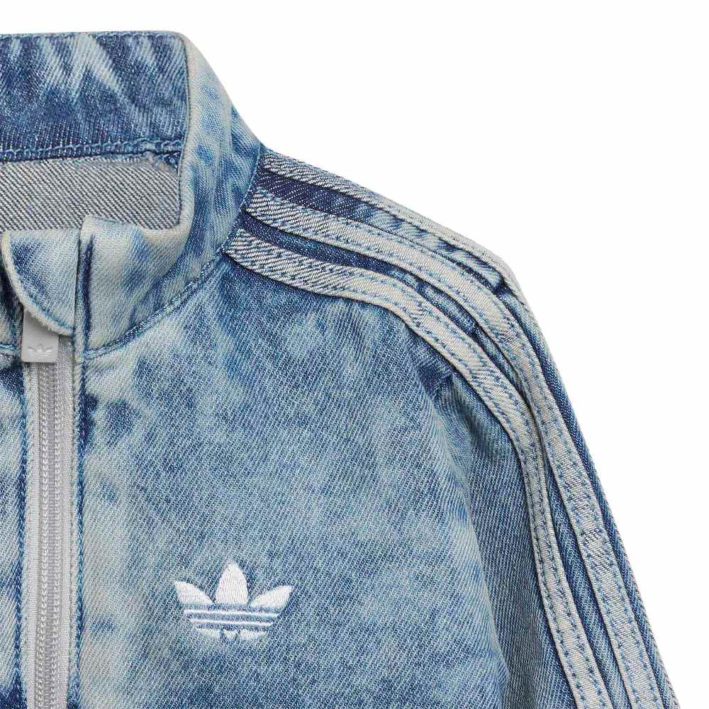 ADIDAS ORIGINALS INFANT FIREBIRD DENIM TRACK TOP