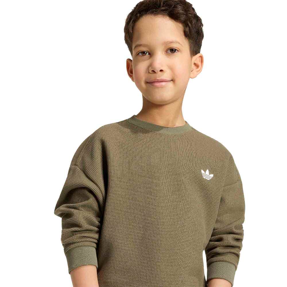 ADIDAS ORIGINALS LITTLE KIDS LOOSE SWEAT JOGGER SET
