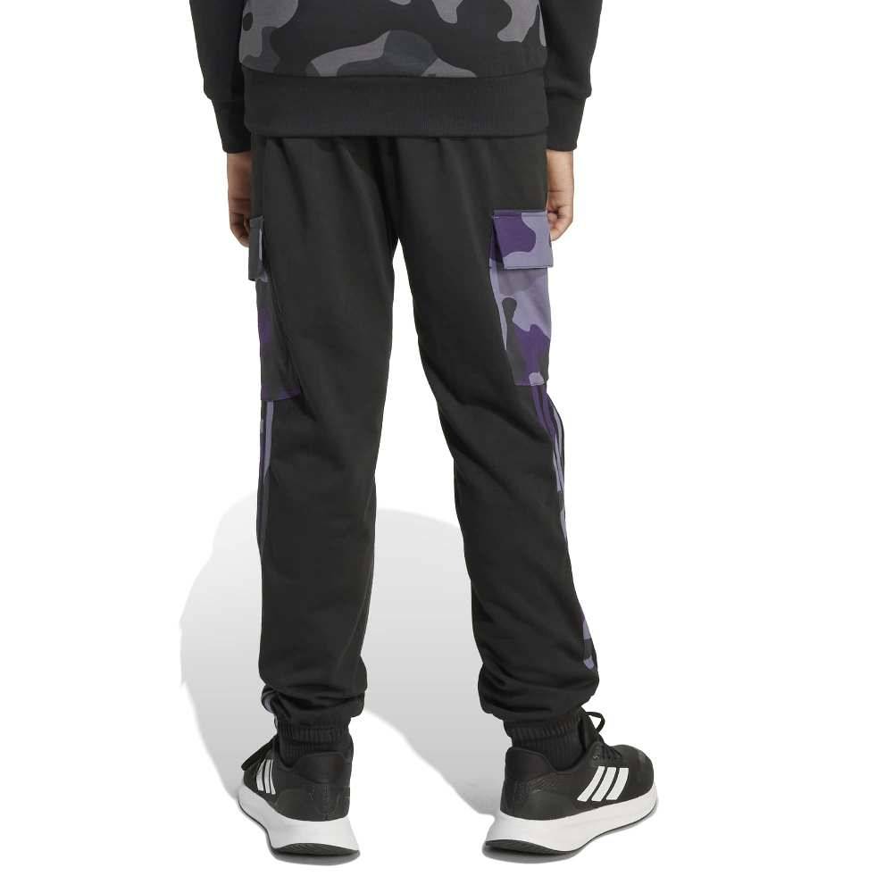 ADIDAS YOUTH SEASONAL ESSENTIALS CAMO FRENCH TERRY CARGO PANT