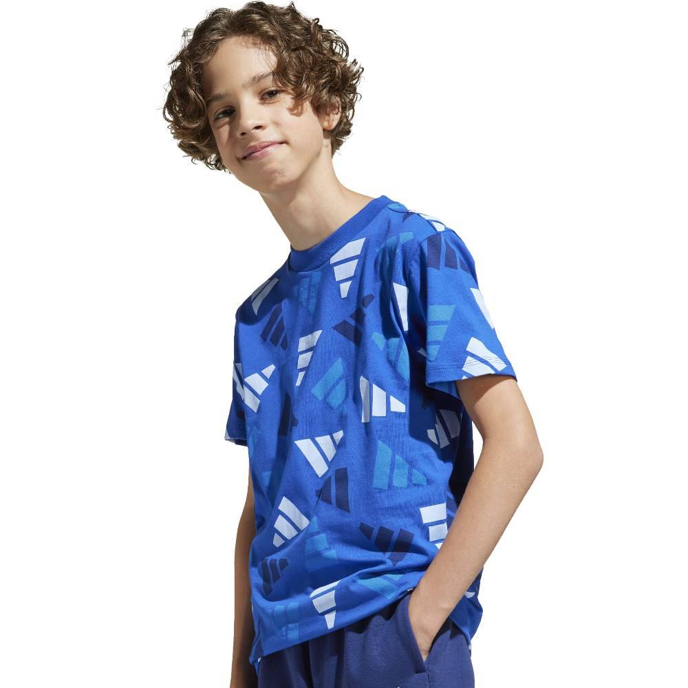 ADIDAS YOUTH SEASONAL ESSENTIALS LOGO CELEBRATION T-SHIRT