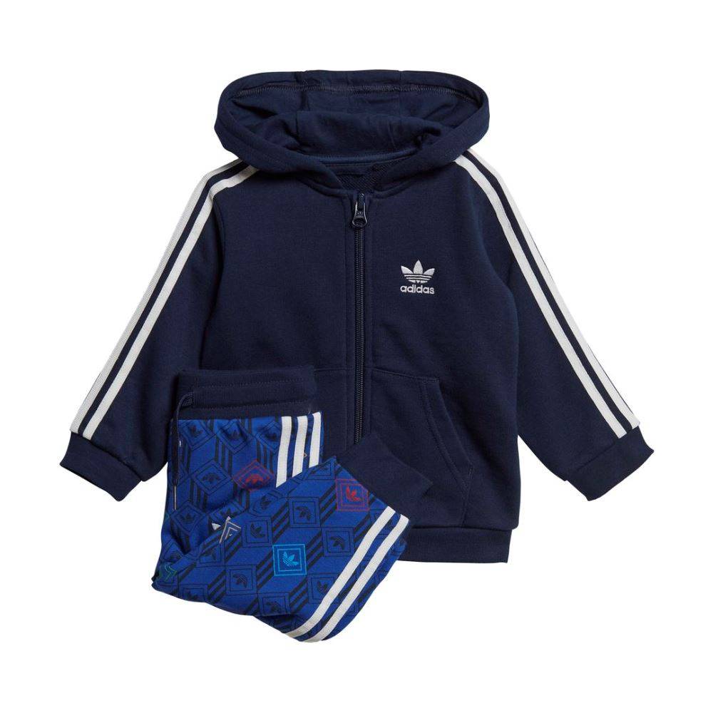 ADIDAS INFANT FULL-ZIP HOODIE SET