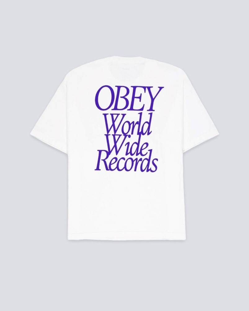 OBEY WORLDWIDE RECORDS TEE