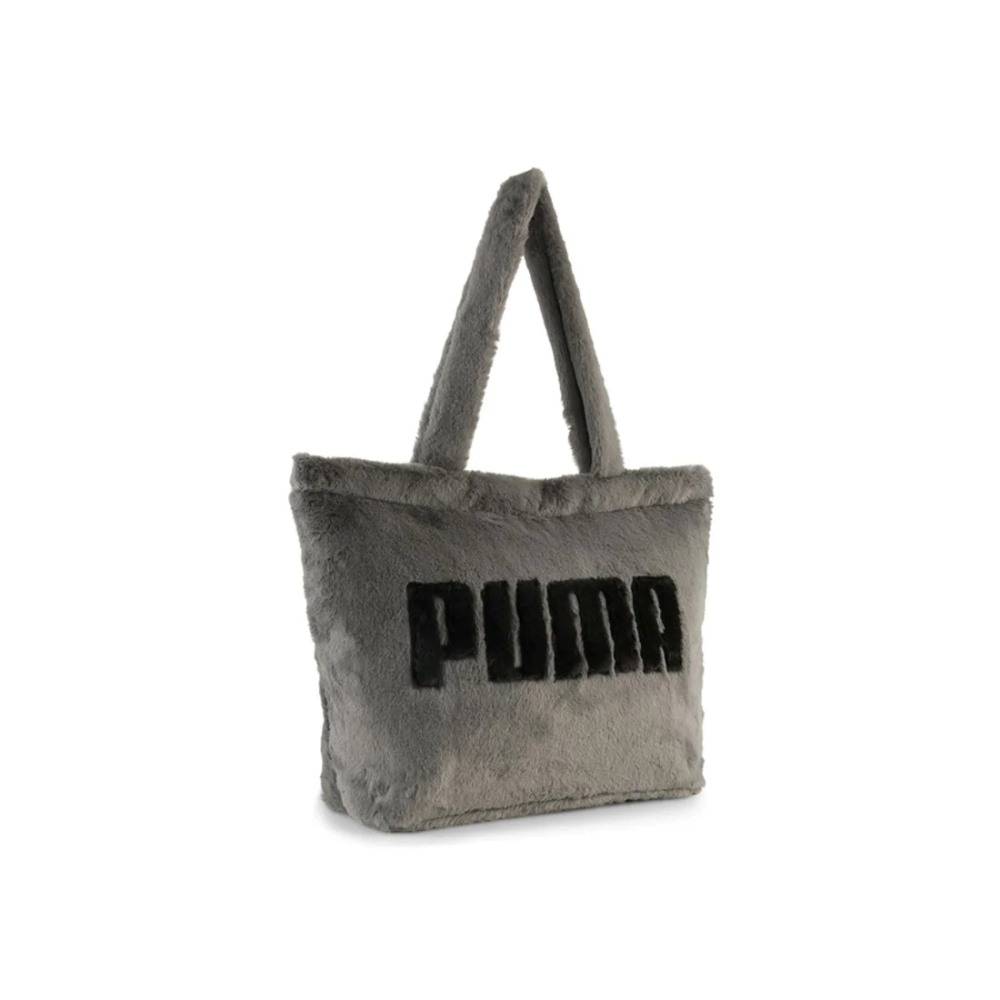 PUMA UP FAUX FUR SHOPPER