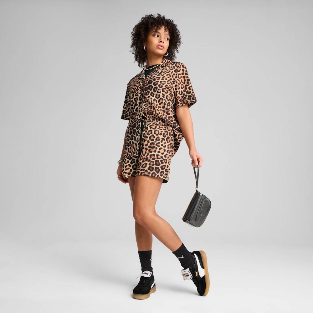 PUMA LEO LUXE RELAXED AOP SHIRT WV