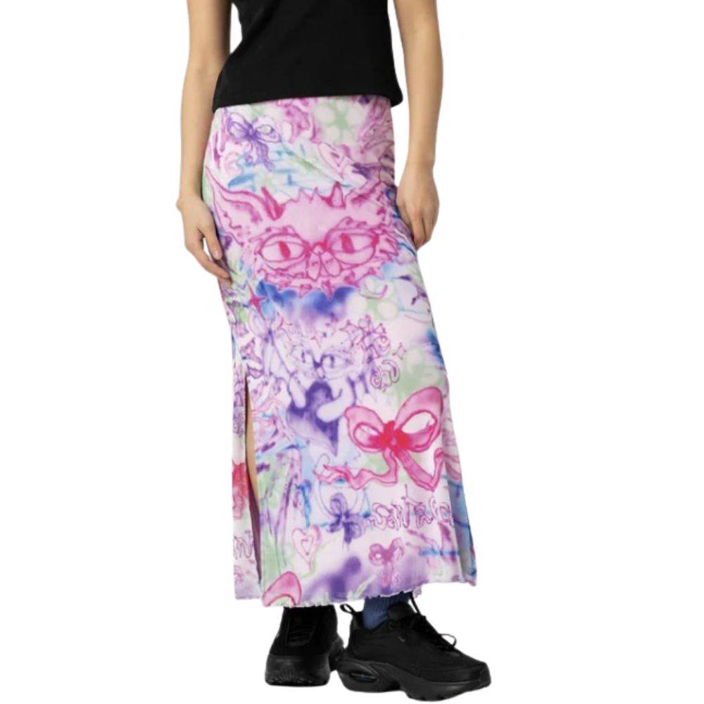 SANTA CRUZ STRIP DIGI MESH SKIRT