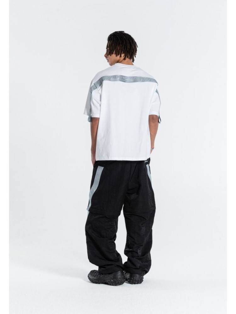 MWM BLACK TECHWEAR ZIP-OFF PANTS METAL TAPE