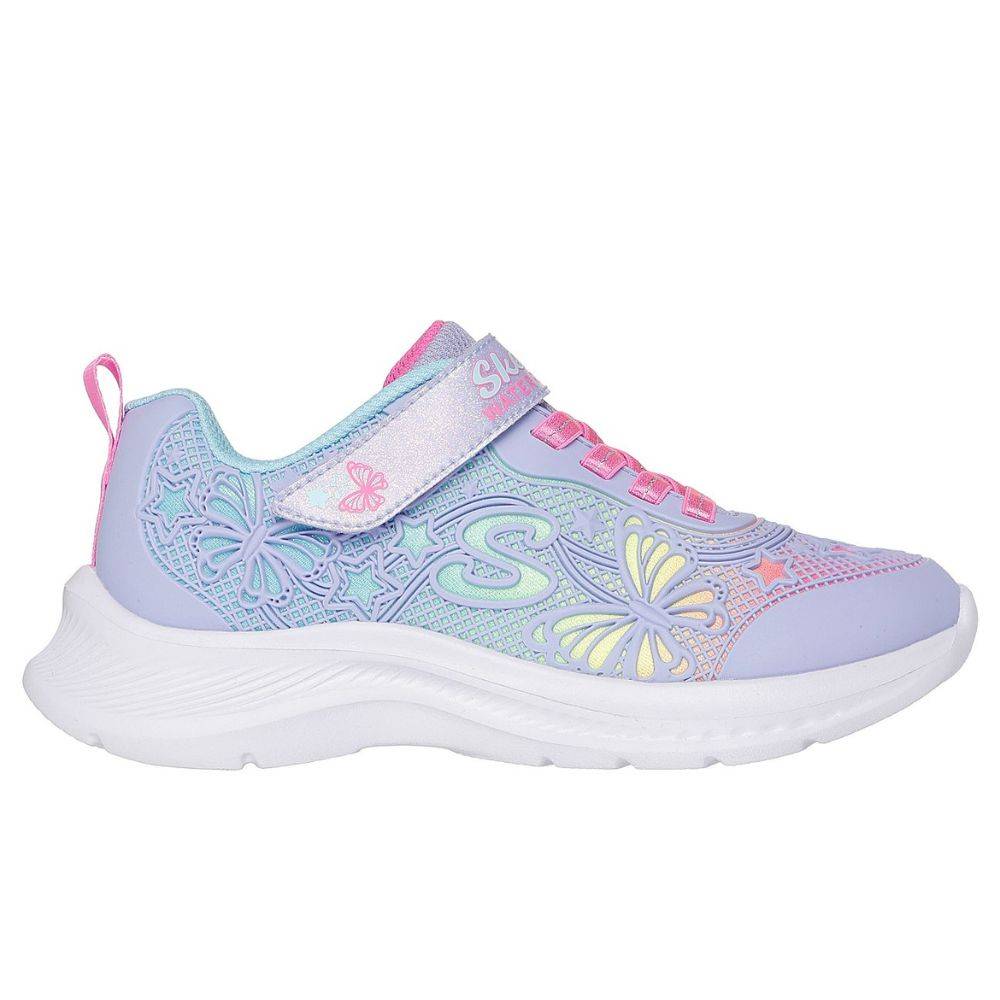 SKECHERS JUMPSTERS 2.0 - BUTTERFLY FLUSH GIRLS SHOES