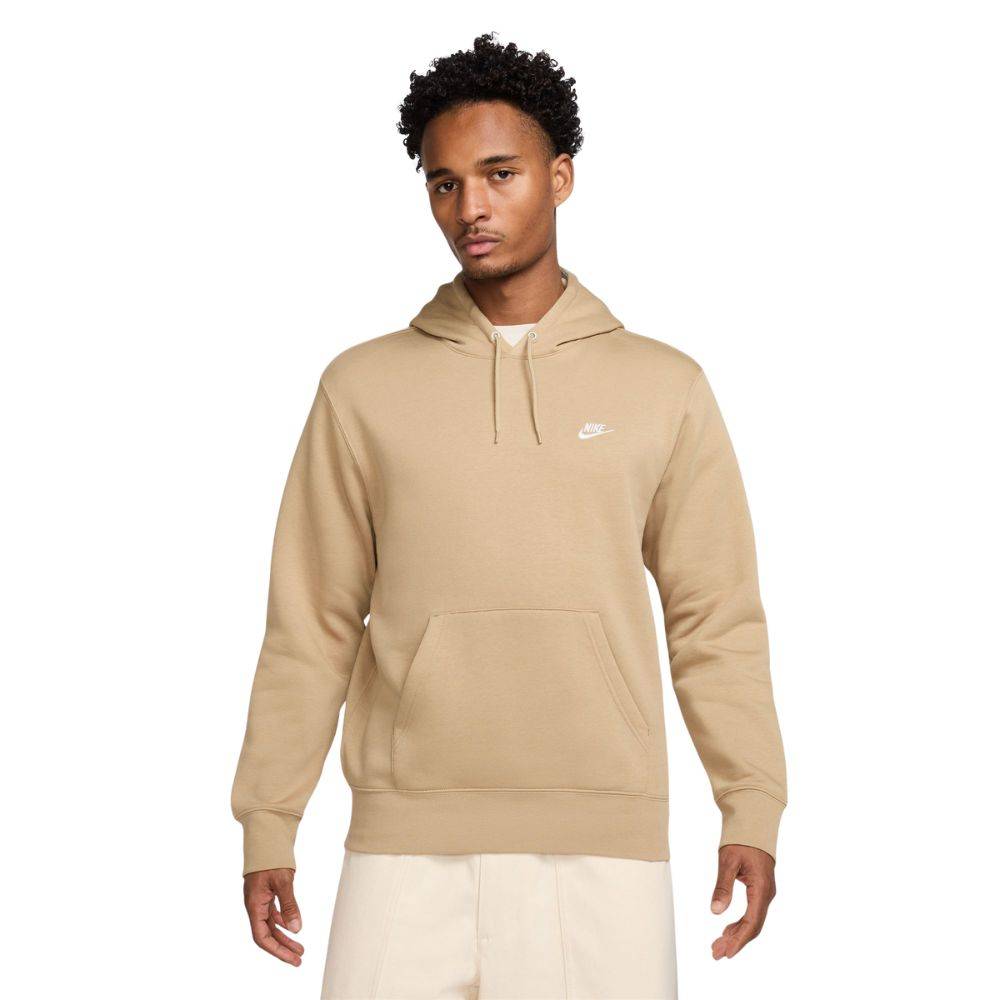 NIKE CLUB BRUSHED FLEECE PULLOVER HOODIE