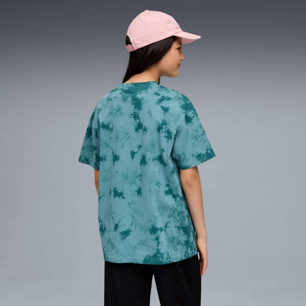 PUMA ESS ELEVATED RELAXED TIE-DYE TEE