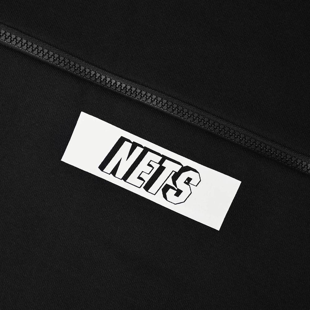 NIKE NBA BROOKLYN NETS COURTSIDE FLEECE HOODIE