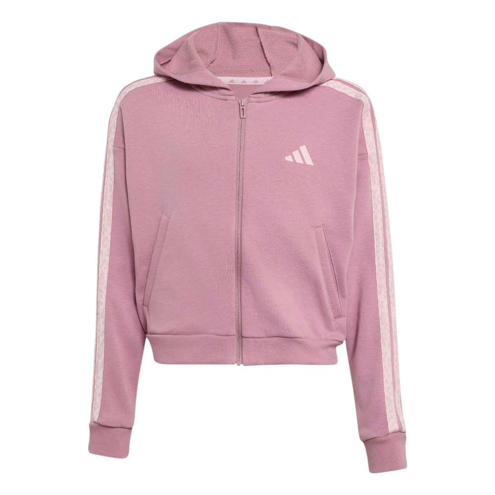 ADIDAS GIRLS SEASONALS ANIMAL FULL ZIP HOODIE