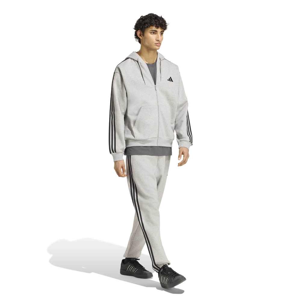 ADIDAS M ESSENTIALS 3-STRIPES FLEECE TAPERED CUFFED PANTS