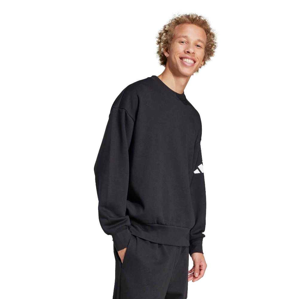 ADIDAS M ESSENTIALS LOSE FIT THREE BAR SWEATSHIRT