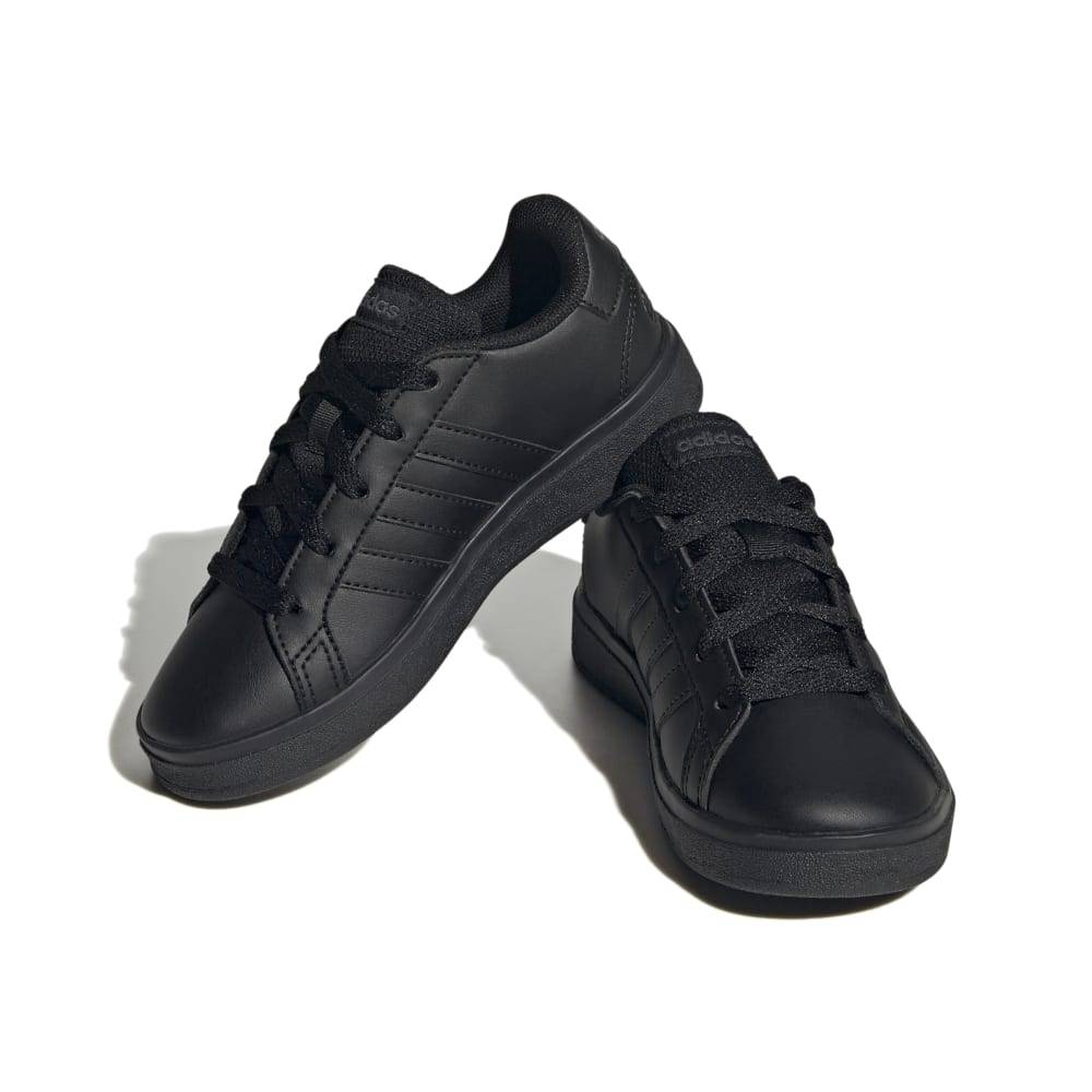 ADIDAS KIDS GRAND COURT LIFESTYLE TENNIS LACE-UP SHOES