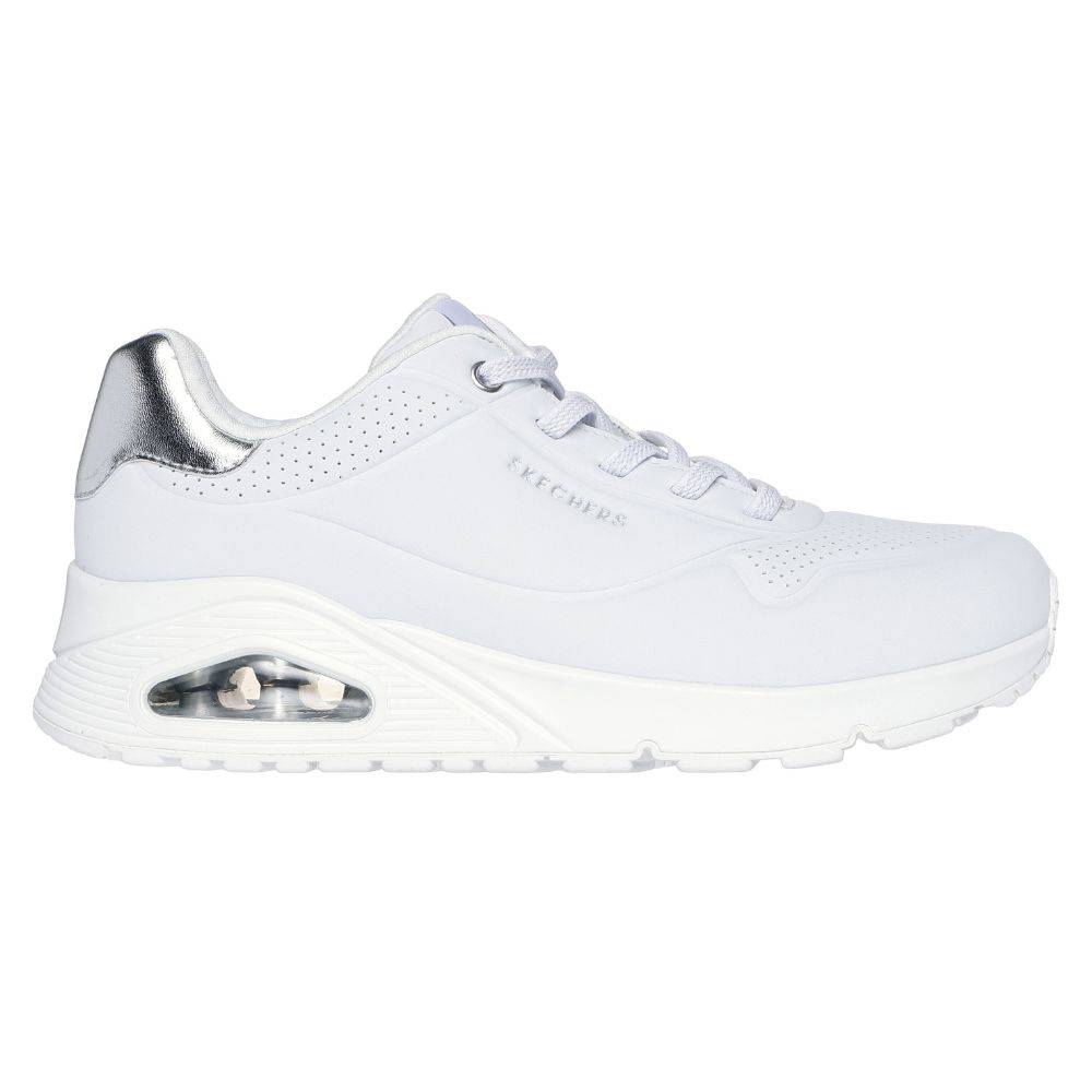 SKECHERS WOMENS SHIMMER AWAY SNEAKERS
