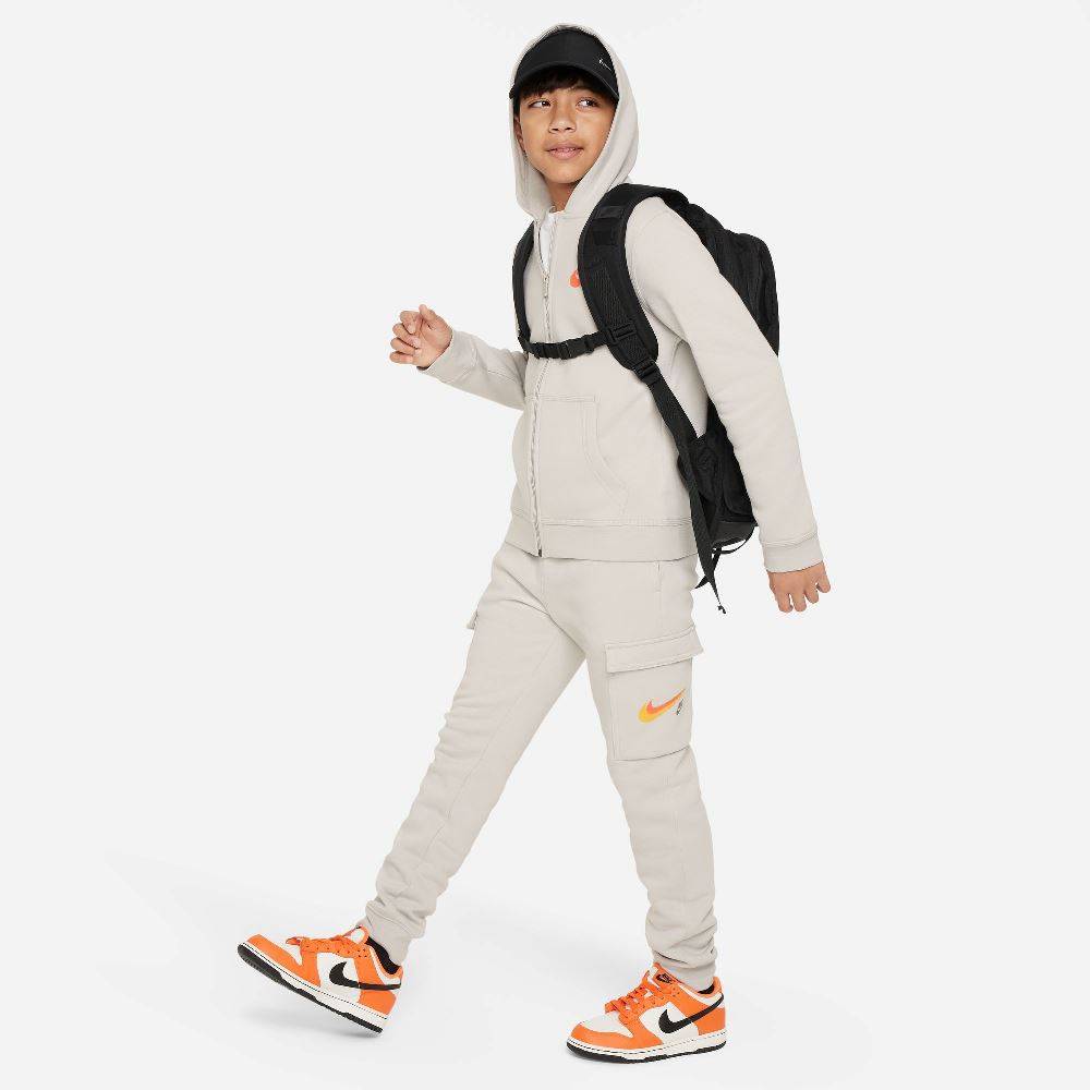 NIKE BOYS FLEECE GRAPHIC CARGO TRAOUSERS