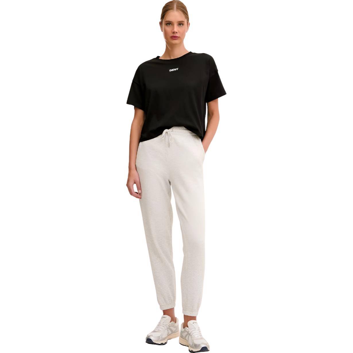 DKNY CENTERED LOGO SHORT SLEEVE TEE