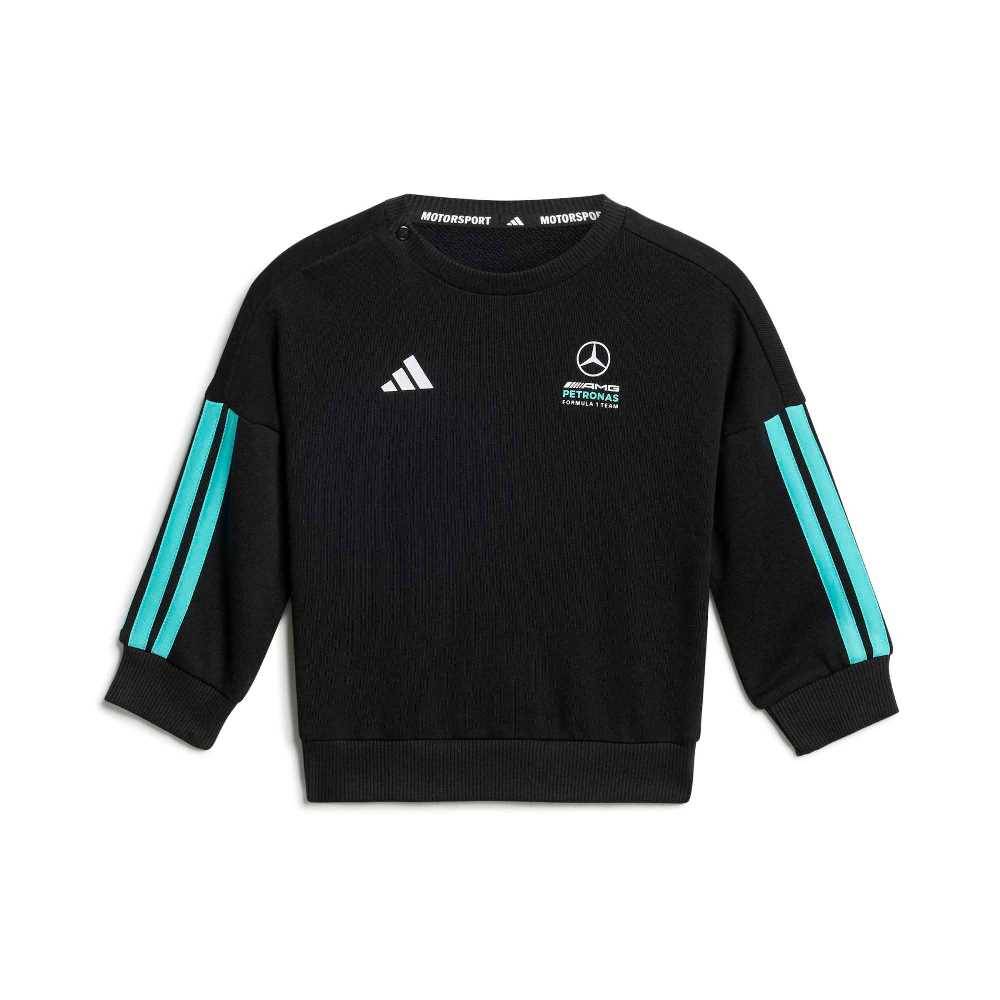 ADIDAS INFANT MERCEDES-AMG PETRONAS FORMULA 1 TEAM DNA LONG-SLEEVE JOGGERS